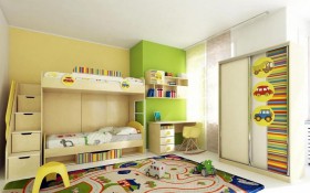 Детская комната Клаксон (Бежевый/корпус Клен) в Минусинске - minusinsk.katalogmebeli.com | фото 3