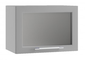 Гарда ПГС 500 шкаф верхний горизонтальный со стеклом Белый в Минусинске - minusinsk.katalogmebeli.com | фото