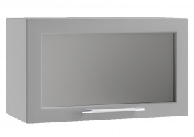Гарда ПГС 600 шкаф верхний горизонтальный со стеклом Белый в Минусинске - minusinsk.katalogmebeli.com | фото