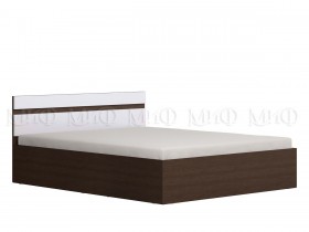 Ким кровать 1,4 (Венге/белый глянец) в Минусинске - minusinsk.katalogmebeli.com | фото