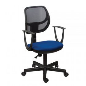 Кресло BRABIX Flip MG-305 (сине-черный) в Минусинске - minusinsk.katalogmebeli.com | фото 3