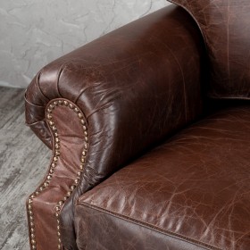 Кресло кожаное Лофт Аристократ (ширина 1100 мм) в Минусинске - minusinsk.katalogmebeli.com | фото 5