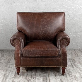 Кресло кожаное Лофт Аристократ (ширина 1100 мм) в Минусинске - minusinsk.katalogmebeli.com | фото 8