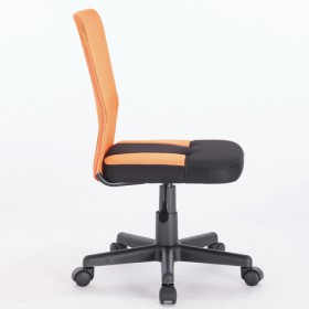 Кресло компактное BRABIX Smart MG-313 (черный, оранжевый) в Минусинске - minusinsk.katalogmebeli.com | фото 2