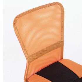 Кресло компактное BRABIX Smart MG-313 (черный, оранжевый) в Минусинске - minusinsk.katalogmebeli.com | фото 4
