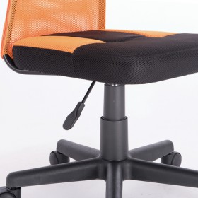 Кресло компактное BRABIX Smart MG-313 (черный, оранжевый) в Минусинске - minusinsk.katalogmebeli.com | фото 5