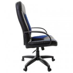 Кресло офисное BRABIX Strike EX-525 (сине-черный) в Минусинске - minusinsk.katalogmebeli.com | фото 2
