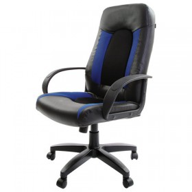 Кресло офисное BRABIX Strike EX-525 (сине-черный) в Минусинске - minusinsk.katalogmebeli.com | фото 5