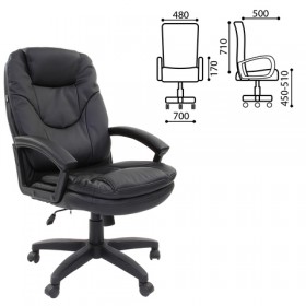 Кресло офисное BRABIX Trend EX-568 (черный) в Минусинске - minusinsk.katalogmebeli.com | фото