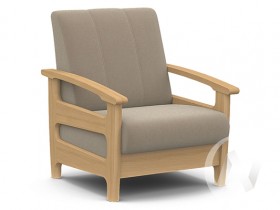 Кресло для отдыха Омега (бук лак/CATANIA LATTE) в Минусинске - minusinsk.katalogmebeli.com | фото