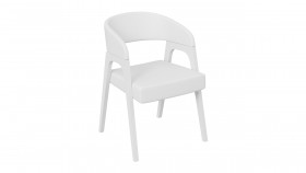 Кресло «Техас 1» (Белый матовый/Экокожа Белый №66) в Минусинске - minusinsk.katalogmebeli.com | фото 1