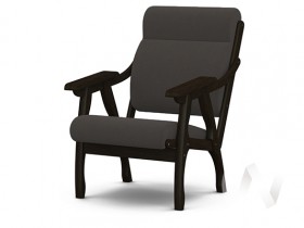 Кресло Вега-10 (венге лак/ULTRA GRAFIT) в Минусинске - minusinsk.katalogmebeli.com | фото
