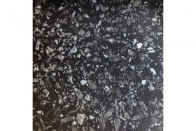 Кромка для столешницы с/к 3000*50мм (№ 21г черное серебро) в Минусинске - minusinsk.katalogmebeli.com | фото 1