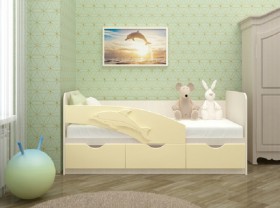 Кровать детская 1,6м Дельфин (Розовый металлик) в Минусинске - minusinsk.katalogmebeli.com | фото 6