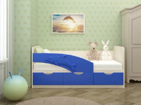 Кровать детская 1,6м Дельфин (Розовый металлик) в Минусинске - minusinsk.katalogmebeli.com | фото 7