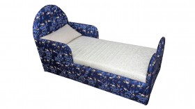 Кровать детская Соня (Печать Панда синий., 1 категория) в Минусинске - minusinsk.katalogmebeli.com | фото 1