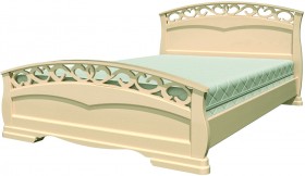 Кровать Грация-1 из массива сосны 900*2000 Белый античный в Минусинске - minusinsk.katalogmebeli.com | фото 17