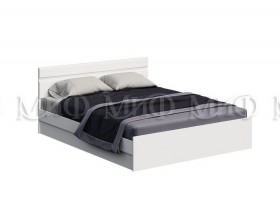 Кровать Нэнси New 1,6м (Белый/белый глянец) в Минусинске - minusinsk.katalogmebeli.com | фото 1