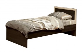 Кровать одинарная 21.55 (шир. 900) с настилом (венге/профиль дуб линдберг)/осн. в Минусинске - minusinsk.katalogmebeli.com | фото