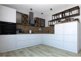 Модульная кухня Бронкс 1,8 м (Кварц) в Минусинске - minusinsk.katalogmebeli.com | фото 5