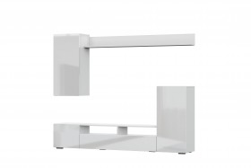 Мебель для гостиной МГС 4 (Белый/Белый глянец) в Минусинске - minusinsk.katalogmebeli.com | фото 7