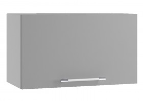 Монца ГВПГ 600 Шкаф верхний горизонтальный глубокий высокий (Белый софт/корпус Серый) в Минусинске - minusinsk.katalogmebeli.com | фото
