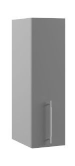 Монца ВП 200 шкаф верхний высокий (Белый софт/корпус Серый) в Минусинске - minusinsk.katalogmebeli.com | фото