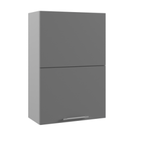 Ройс ВПГПМ 600 Шкаф верхний высокий Blum Aventos HF (Графит софт/корпус Серый) в Минусинске - minusinsk.katalogmebeli.com | фото