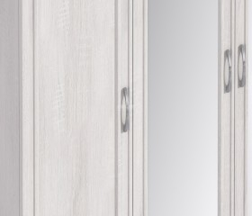 Шкаф 4-х дверный СБ-2389 Флоренция (Дуб Сонома Белый) в Минусинске - minusinsk.katalogmebeli.com | фото 2