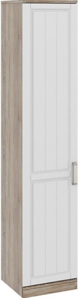 Шкаф для белья с 1-ой дверью левый «Прованс» (Дуб Сонома трюфель/Крем) 580 в Минусинске - minusinsk.katalogmebeli.com | фото