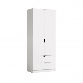 Шкаф для одежды 13.327 Уна (Белый) в Минусинске - minusinsk.katalogmebeli.com | фото 1