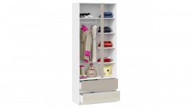 Шкаф для одежды комбинированный «Сканди» Дуб Гарден/Белый/Глиняный серый в Минусинске - minusinsk.katalogmebeli.com | фото 3