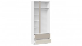 Шкаф для одежды комбинированный «Сканди» Дуб Гарден/Белый/Глиняный серый в Минусинске - minusinsk.katalogmebeli.com | фото 5