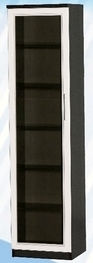 Шкаф средний со стеклодверью ДЛЯ ГОСТИНОЙ ШСС-450 Венге/Дуб выбеленный в Минусинске - minusinsk.katalogmebeli.com | фото