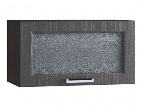 Шкаф верхний горизонтальный со стеклом 600, ШВГС 600 (Клен серый/корпус венге) в Минусинске - minusinsk.katalogmebeli.com | фото