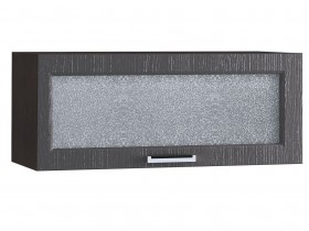 Шкаф верхний горизонтальный со стеклом 800, ШВГС 800 (Клен серый/корпус венге) в Минусинске - minusinsk.katalogmebeli.com | фото