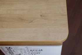 Угловой письменный стол с ящиками «Ривьера» Дуб Бонифацио/Белый в Минусинске - minusinsk.katalogmebeli.com | фото 5