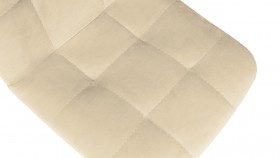 Стул «Райс» К1С Белый/Велюр Confetti Cream в Минусинске - minusinsk.katalogmebeli.com | фото 3
