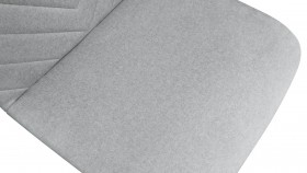Стул «Шерри» К1С Черный муар/Микровелюр Jercy Silver в Минусинске - minusinsk.katalogmebeli.com | фото 3
