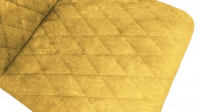 Стул «Стенли» К3 Черный муар/Микровелюр Wellmart Yellow в Минусинске - minusinsk.katalogmebeli.com | фото 3