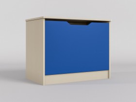 Ящик для игрушек Скай (Синий/корпус Клен) в Минусинске - minusinsk.katalogmebeli.com | фото