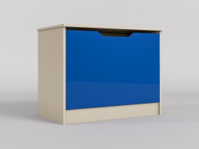Ящик для игрушек Скай люкс (Синий/корпус Клен) в Минусинске - minusinsk.katalogmebeli.com | фото